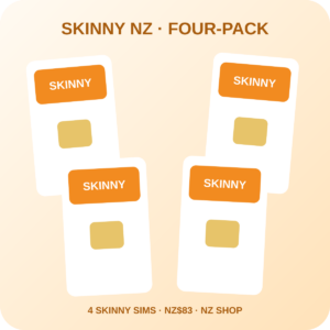 Skinny NZ SIM 四卡装