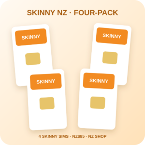 Skinny NZ SIM 四卡装