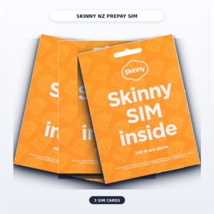 Skinny NZ SIM 3卡装（Economy Tracked 可追踪包裹）